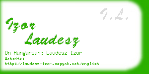 izor laudesz business card